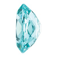 7x5mm Oval Lab Created Paraiba view 2