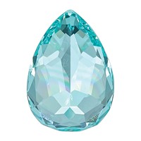 8x5mm Pear Lab Created Paraiba view 4