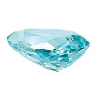 8x5mm Pear Lab Created Paraiba view 5