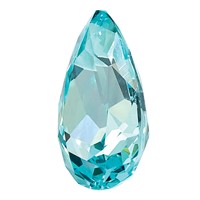 10X7mm Pear Lab Created Paraiba view 4