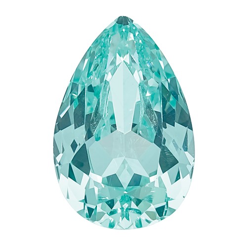 6x4mm Pear Lab Created Paraiba