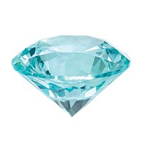 5mm Round Lab Created Paraiba view 4