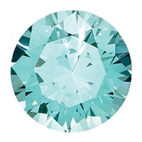 5mm Round Lab Created Paraiba view 1