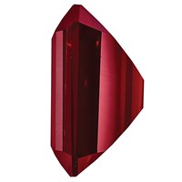 12x10mm Emerald Cut Lab Created Ruby view 3