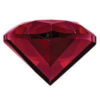 8x5mm Pear Lab Created Ruby view 2