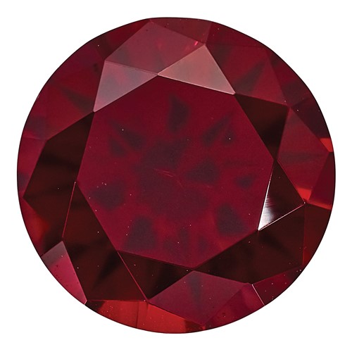 2.25mm Round Lab Created Ruby