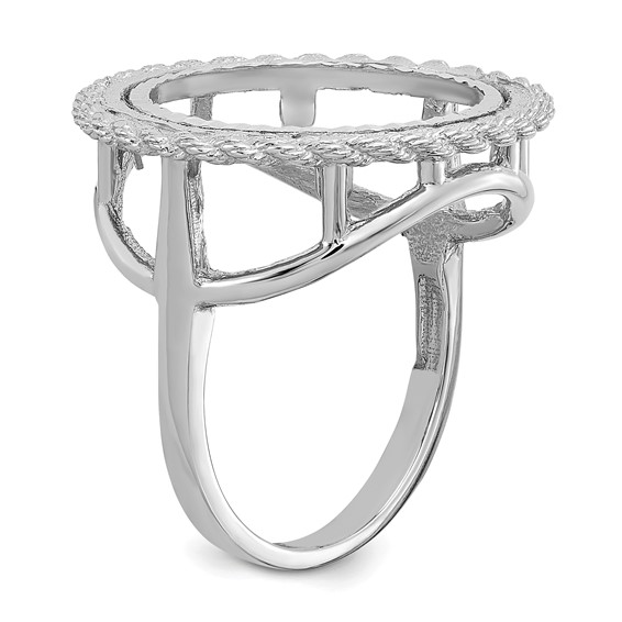 Gold Coin Bezel Ring