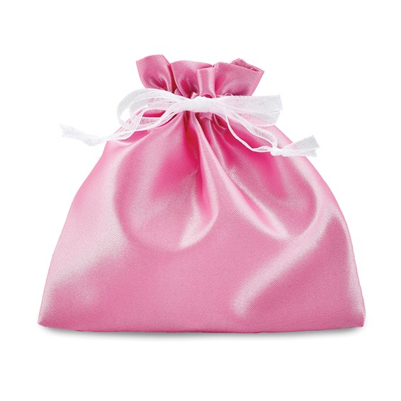 4-5mm White Rice Shape Freshwater Cultured Pearl 40mm Stretch Bracelet with Pink Gift Pouch