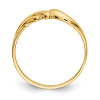 14K Polished Wave Ring view 2