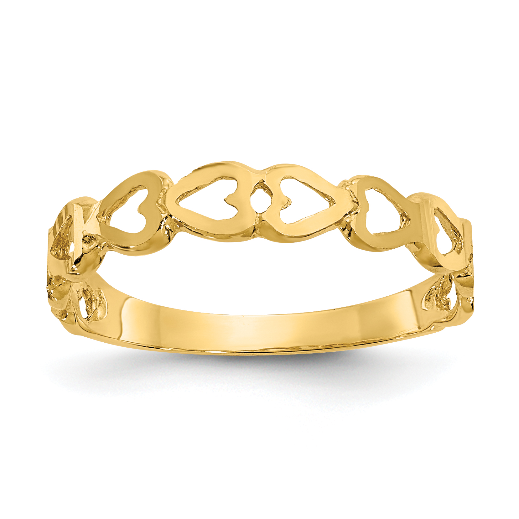 14k Heart Ring (D112)