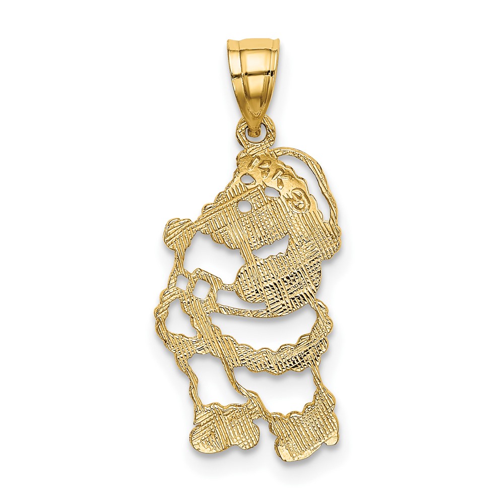 14k Polished Santa Charm (D1122)