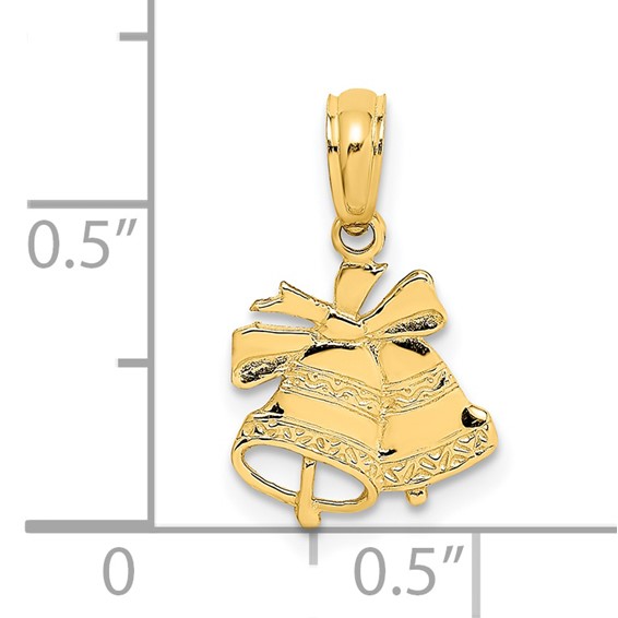 Gold Polished Christmas Pendants