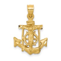 14K Mariners Cross Pendant view 1