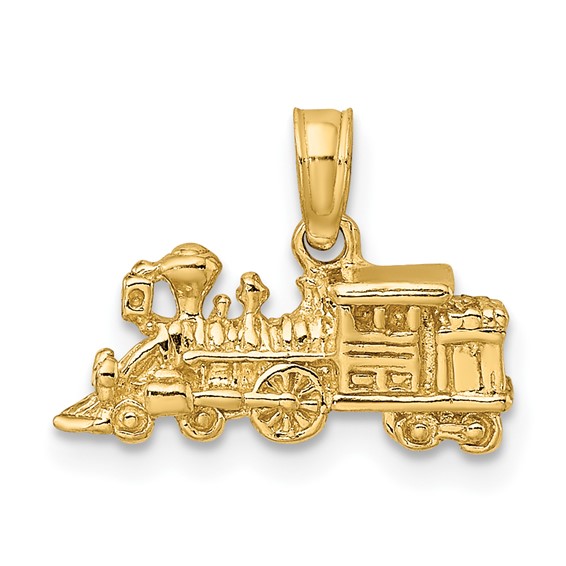 Gold Polished Travel Pendants