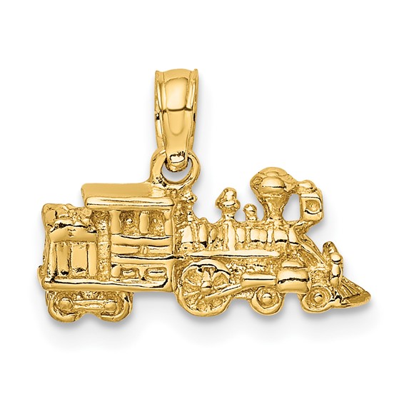 Gold Polished Travel Pendants