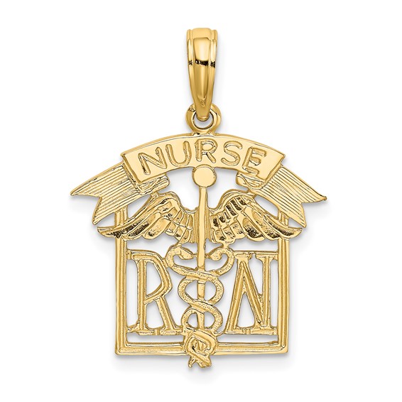 Gold Polished Medical Pendants