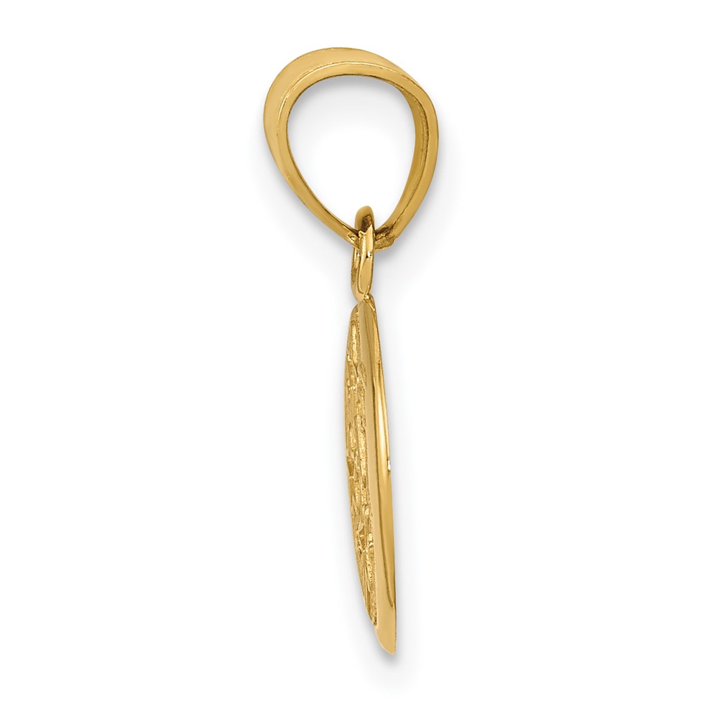 14k Moon and Stars Pendant (D1261)