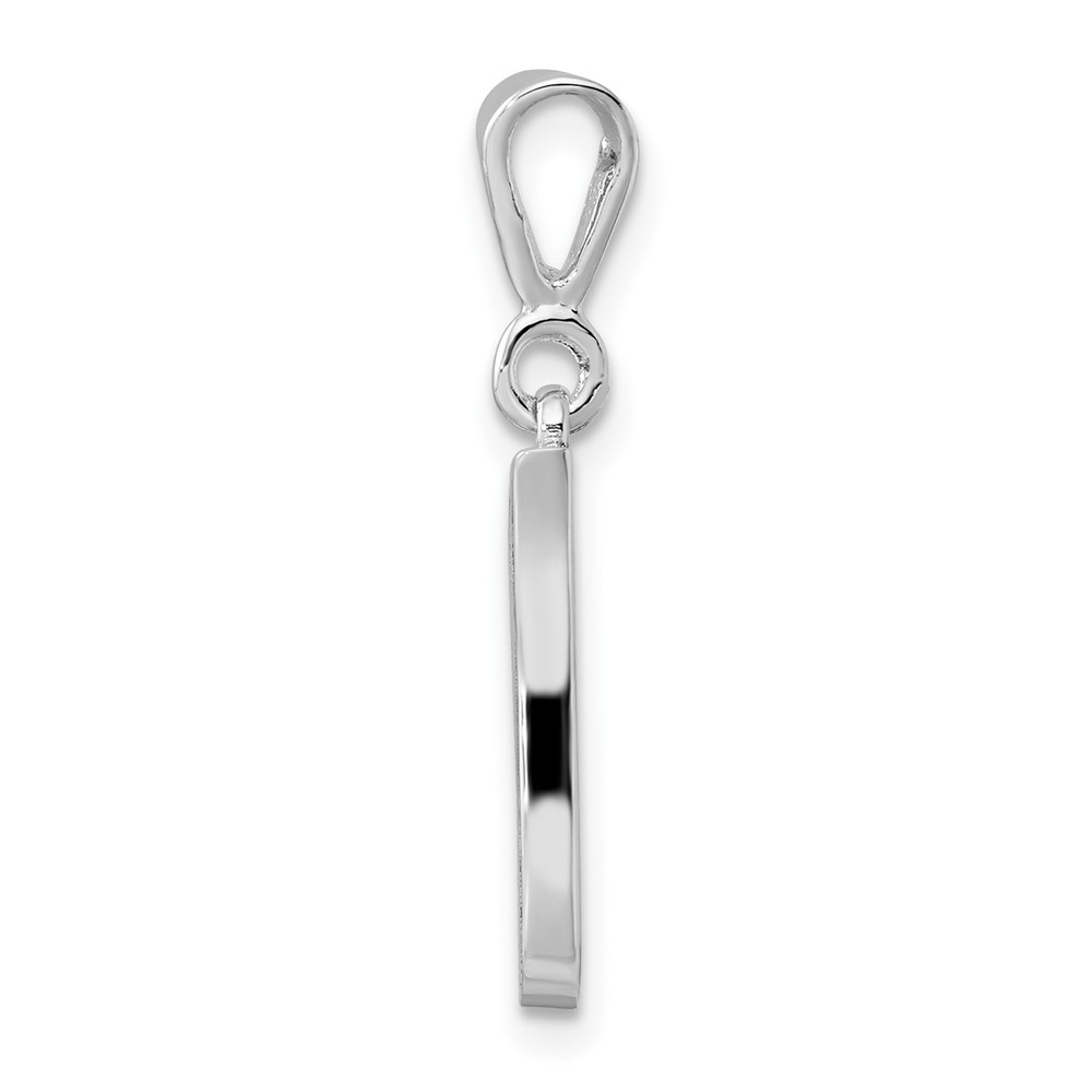 10KW Filigree Initial I Pendant (10D1281I)
