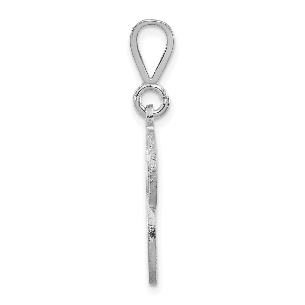 10KW Filigree Initial P Pendant (10D1281P)
