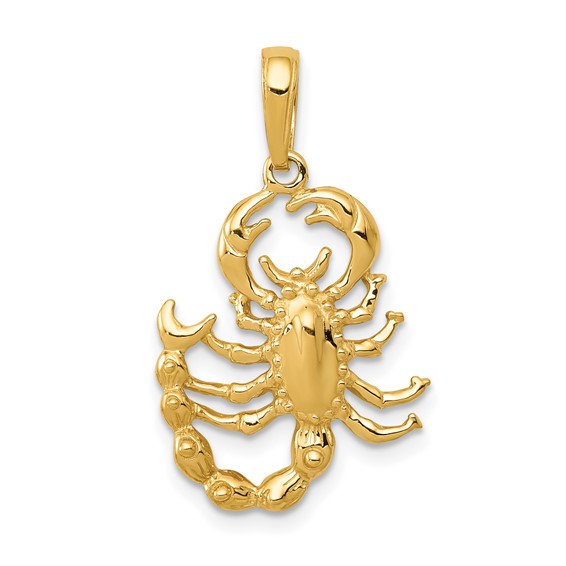 Gold Polished Reptile Pendants