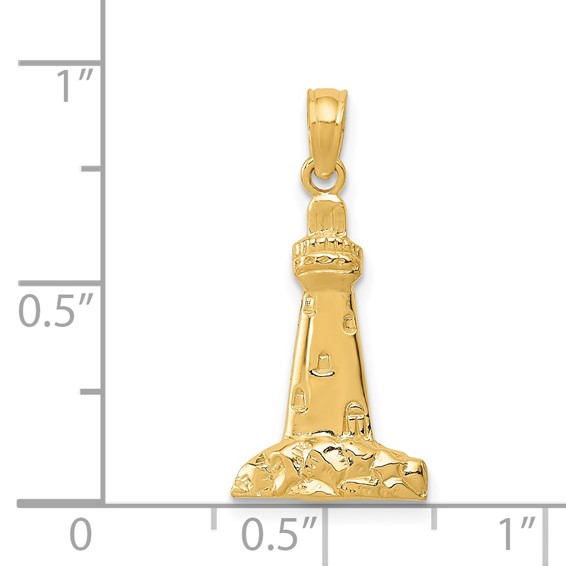 Gold CAPE MAY Lighthouse Charm