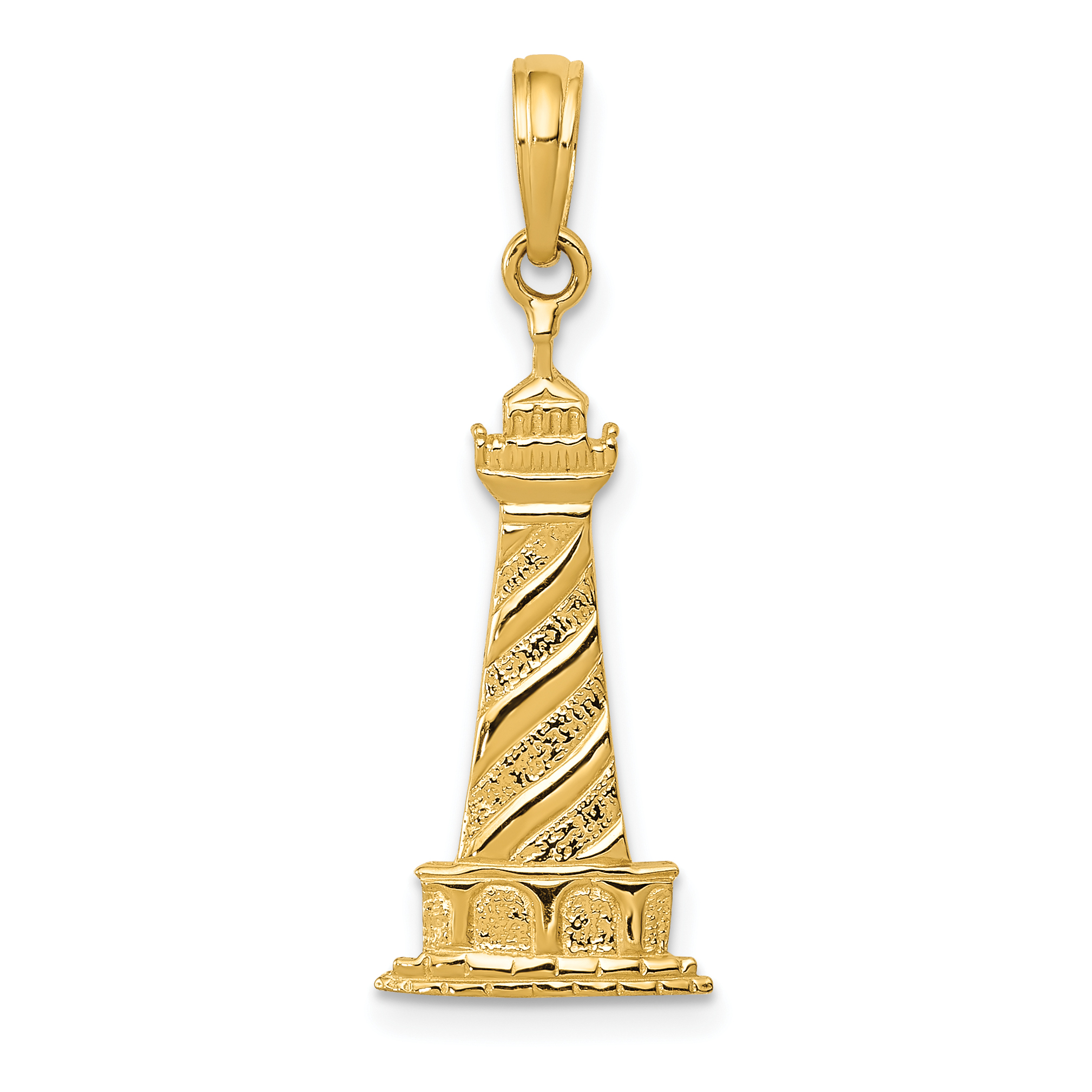 14k Lighthouse Pendant (D1348)
