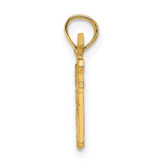 Gold Polished Golf Pendants