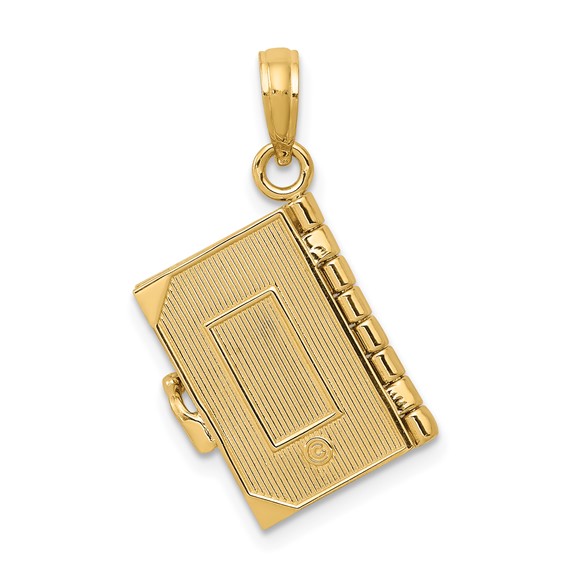 Gold Lord's Prayer Bible Pendants