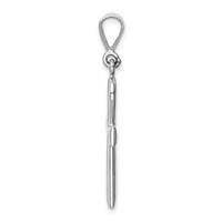 14K White Gold Ankh Cross Pendant view 2