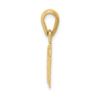 14K Yellow Gold Jerusalem Cross Charm view 2