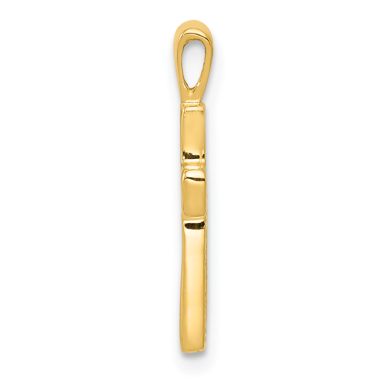 14k Cut-out Cross Charm D167 detailed image 2