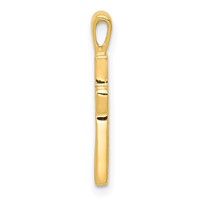 14K Yellow Gold Cut-out Cross Charm view 2