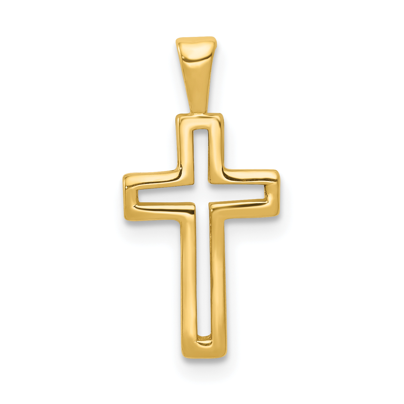 14k Cross Charm (D167)
