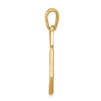 14K Large Filigree Chai Pendant view 2
