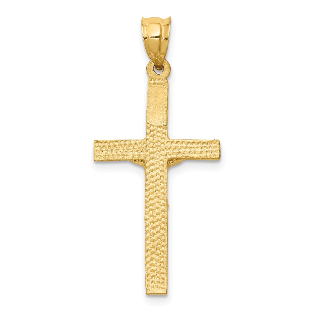 14k Crucifix Pendant (D172)