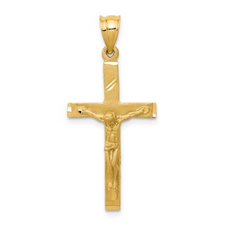 14k Crucifix Pendant