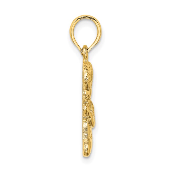 14k Praying Boy Charm