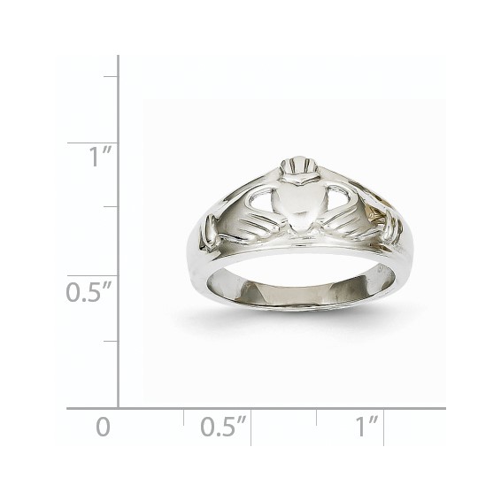 Gold Polished Claddagh Rings