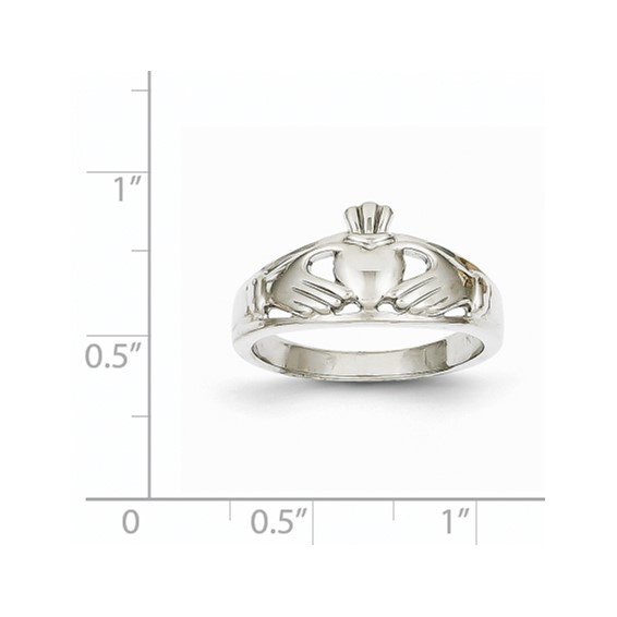 Gold Polished Claddagh Rings
