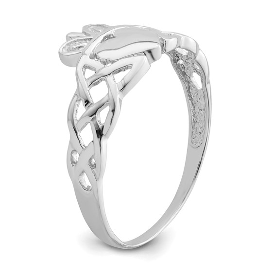 Gold Polished Claddagh Rings