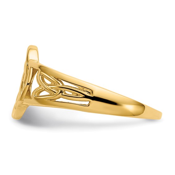 Gold Polished Celtic Knot Rings