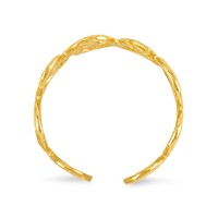 14K Scroll Toe Ring view 3