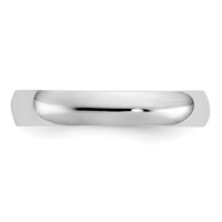 14K White Gold High Polished 2.5mm Band Toe Ring view 5