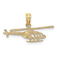 14K Helicopter Charm view 4
