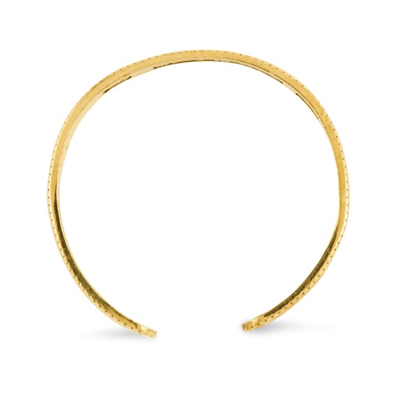 Gold Polished and Beaded Toe Rings