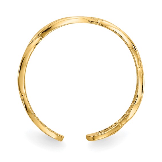 14k Celtic Knot Design Toe Ring