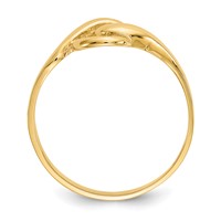 14K Yellow Gold Free Form Ring view 2