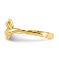 14K Yellow Gold Free Form Ring view 3