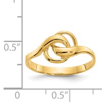 14K Yellow Gold Free Form Ring view 5