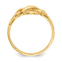 14K Yellow Gold Free Form Knot Ring view 2